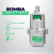 Carregar imagem no visualizador da galeria, Bomba Submersa P/poço Sapo Bsb650 380w 3/4pol - 220 Bombasa