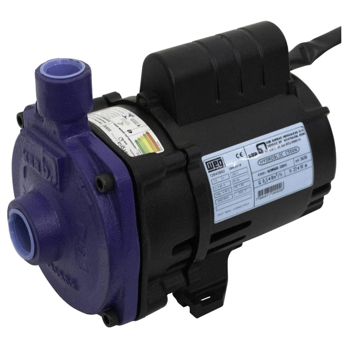 Bomba Centrífuga KSB Hydrobloc C500N 0,5 CV Trifásica 220/380V
