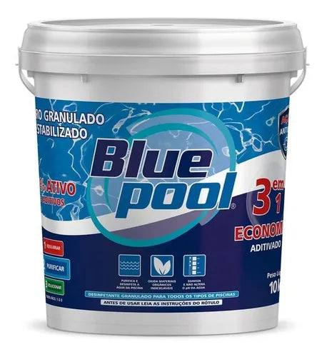 Cloro Para Piscina 3 Em 1 10 Kg  Bluepool - Fluidra