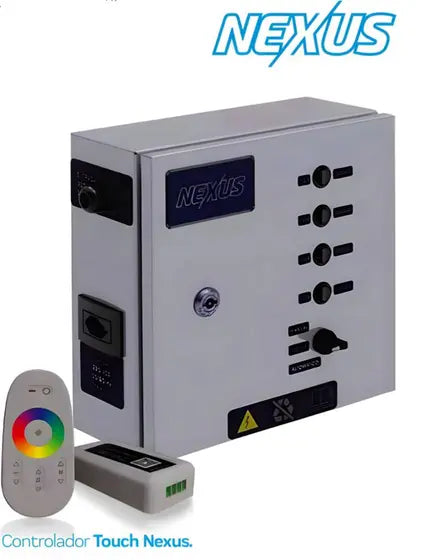 Nexus fluidra automação para piscinas c/ 4 auxiliares e iluminação 220v-50hz/60hz