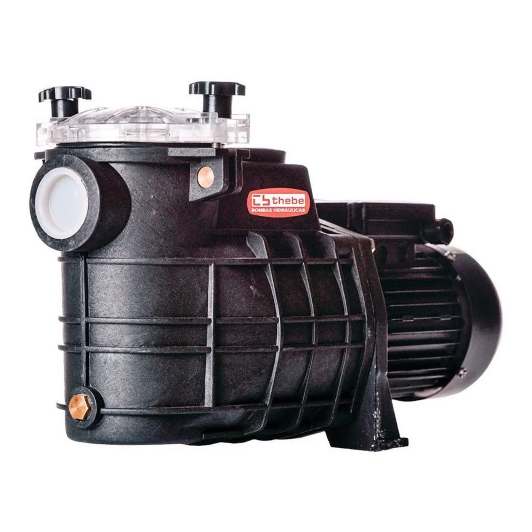 Bomba Piscina Tsw-250 1/3 Cv Monofásico Motor Thebe Ip44 127/220v
